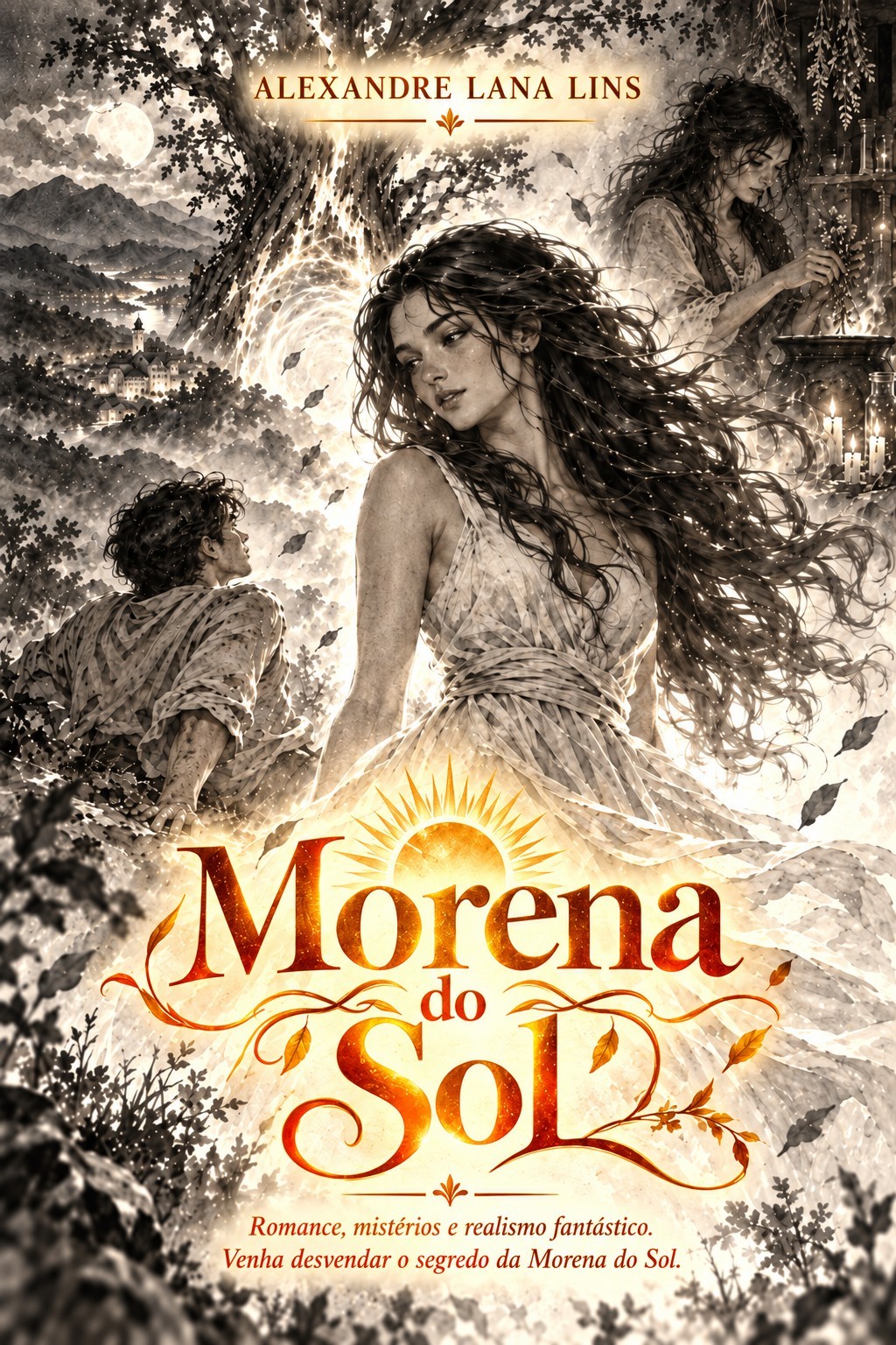 Capa do livro Morena do Sol, de Alexandre Lana Lins